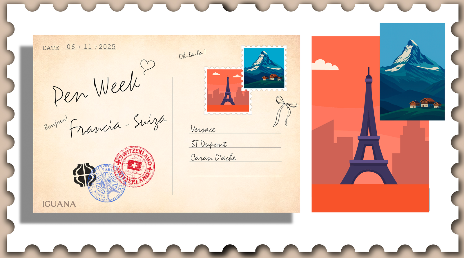 Francia y Suiza: la elegancia y la precisión en el arte de escribir - Día 4 Iguana Pen Week 2025