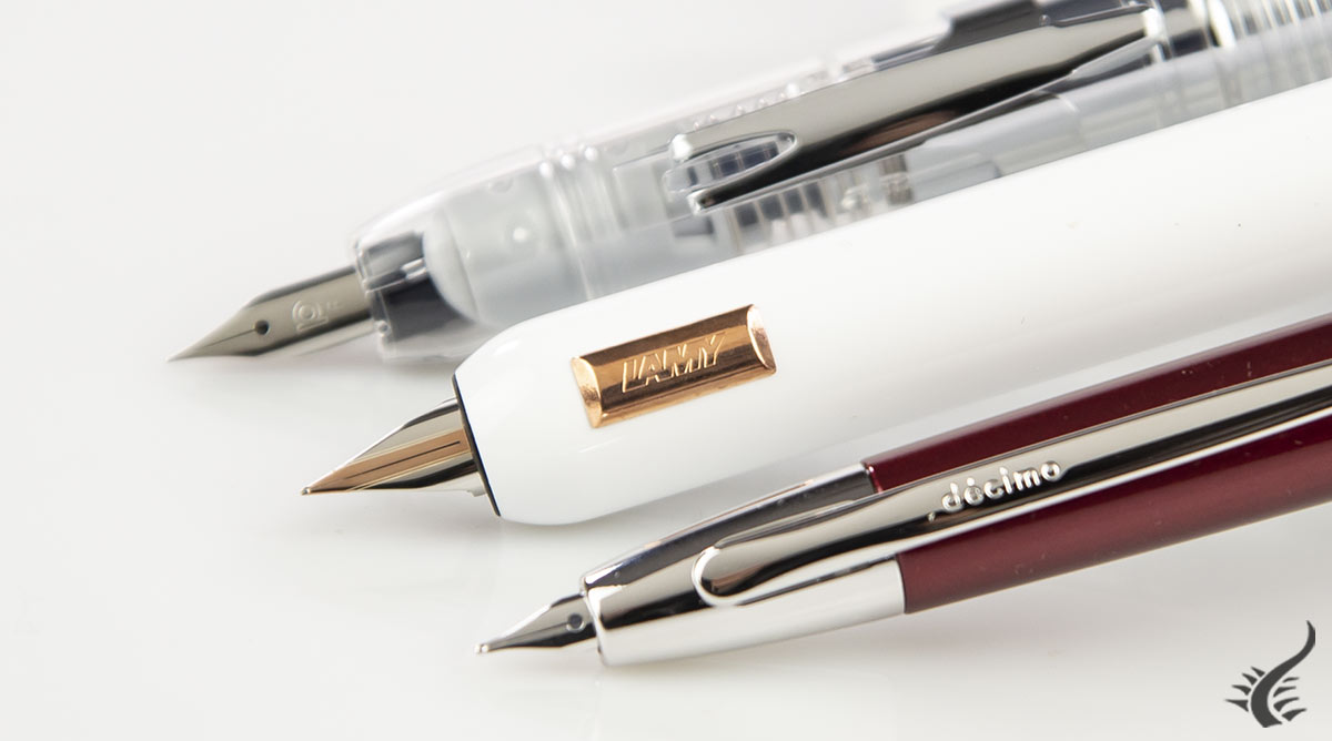 Platinum Curidas, Lamy Dialog y Pilot Vanishing Point