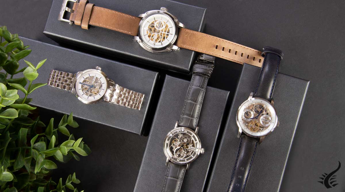 Relojes automatico mecanismo visto skeleton