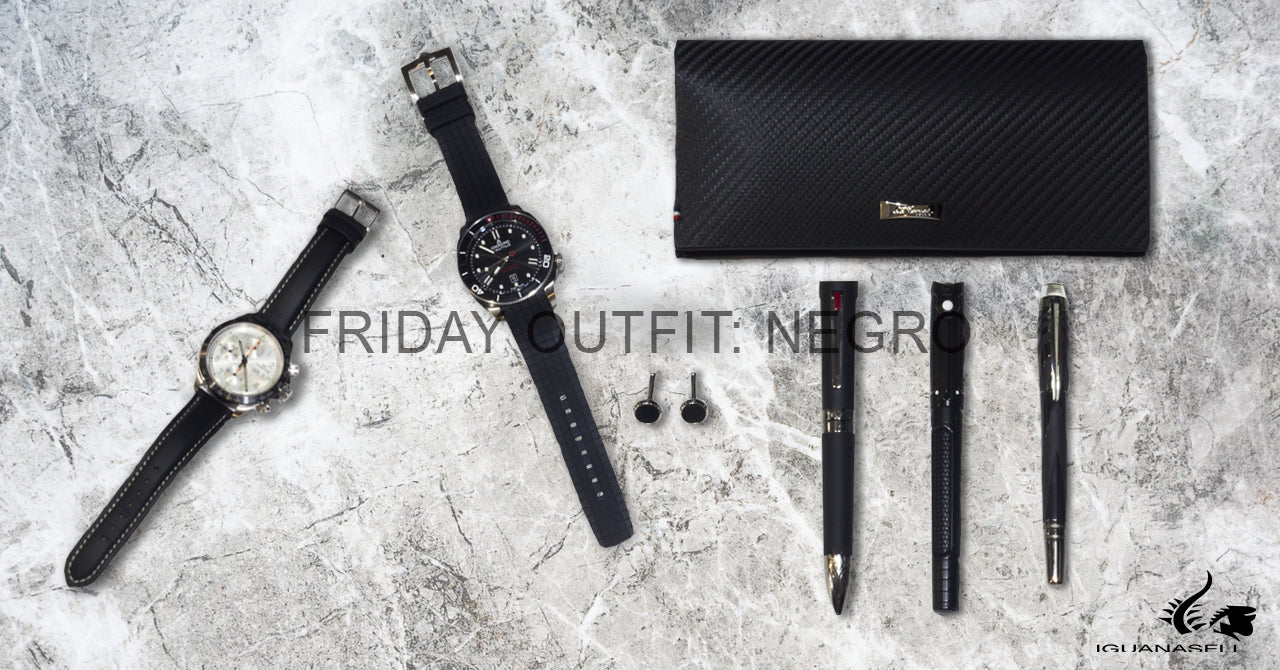 plumas estilográficas negro