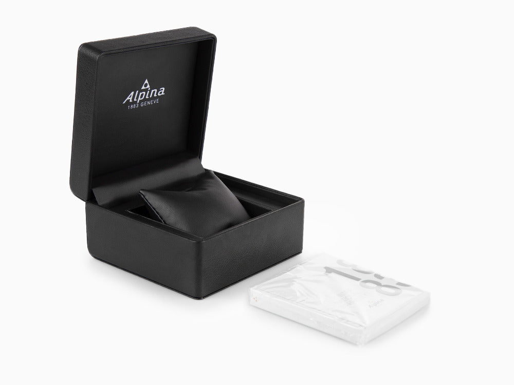 Reloj de Cuarzo Alpina Startimer Pilot Worldtimer, 41 mm, Negro, AL-255BRB4S26