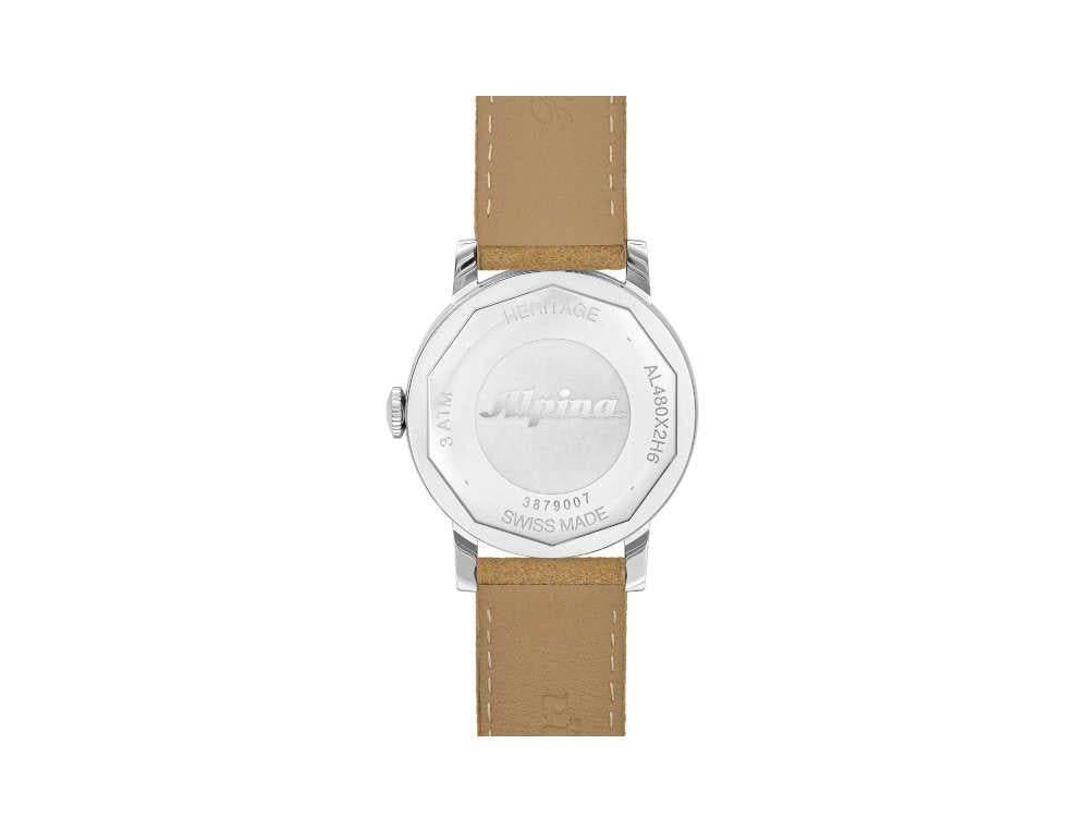 Reloj Automático Alpina Heritage Tropic-Proof Handwinding, Blanco, AL-480S2H6