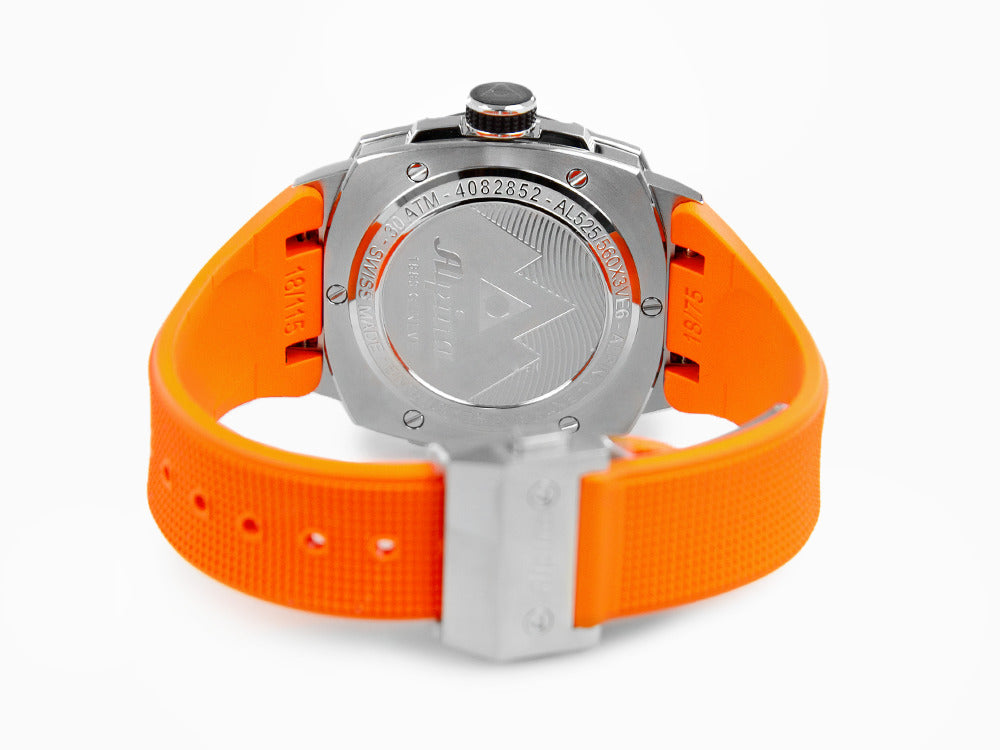 Reloj Automático Alpina Seastrong Diver Extreme, Naranja, 39 mm, AL-525BO3VE6