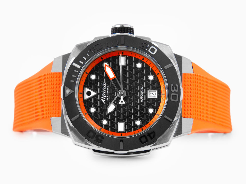Reloj Automático Alpina Seastrong Diver Extreme, Naranja, 39 mm, AL-525BO3VE6