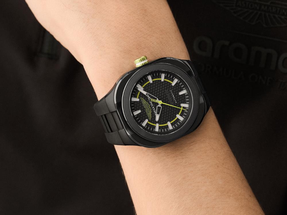 Reloj Automático Aston Martin F1 Team  CMB, Negro, 42 mm, MTFC1F601