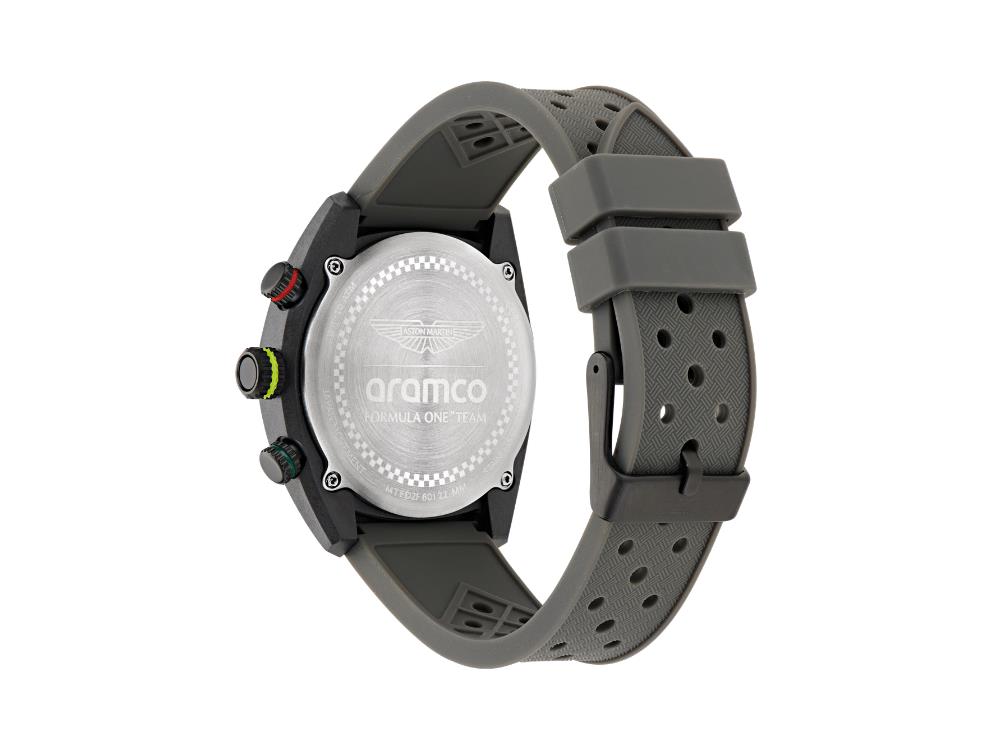 Reloj de Cuarzo Aston Martin F1 Team DWF, Negro, 40 mm, Cronógrafo, MTFD2F602