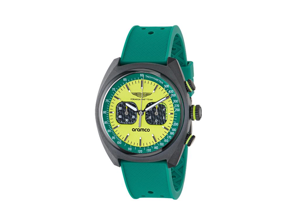 Reloj de Cuarzo Aston Martin F1 Team DWF, Verde, 40 mm, Cronógrafo, MTFD2F603