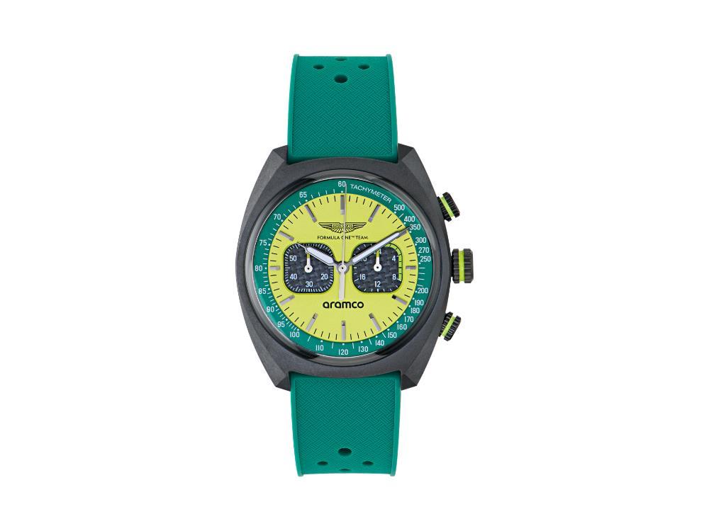 Reloj de Cuarzo Aston Martin F1 Team DWF, Verde, 40 mm, Cronógrafo, MTFD2F603
