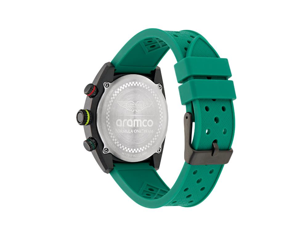Reloj de Cuarzo Aston Martin F1 Team DWF, Verde, 40 mm, Cronógrafo, MTFD2F603