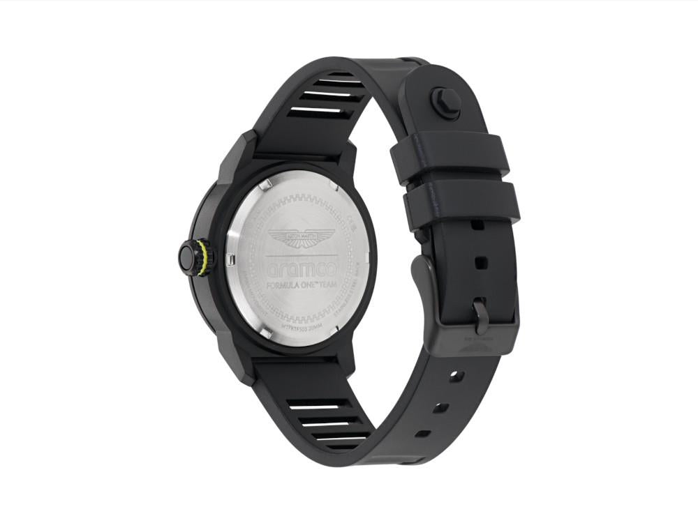 Reloj de Cuarzo Aston Martin PDK F1 Team, plástico, Negro, 40 mm, MTFK1F503