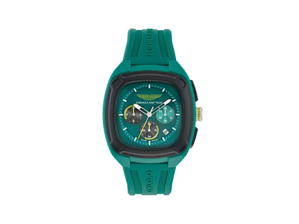Reloj de Cuarzo Aston Martin F1 Team, Verde, 44 mm, Cronógrafo, MTFO1F501