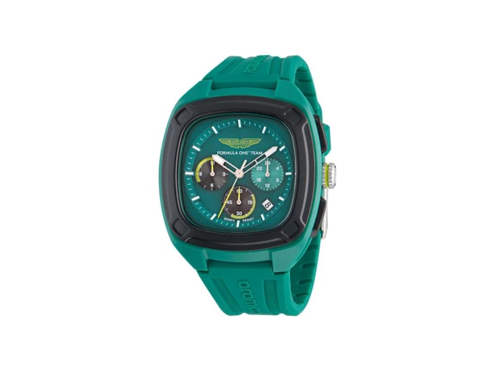 Reloj de Cuarzo Aston Martin F1 Team, Verde, 44 mm, Cronógrafo, MTFO1F501