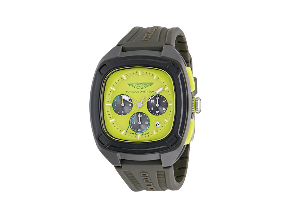 Reloj de Cuarzo Aston Martin OVR W F1 Team, Verde, 41 mm, Cronógrafo, MTFO1F504