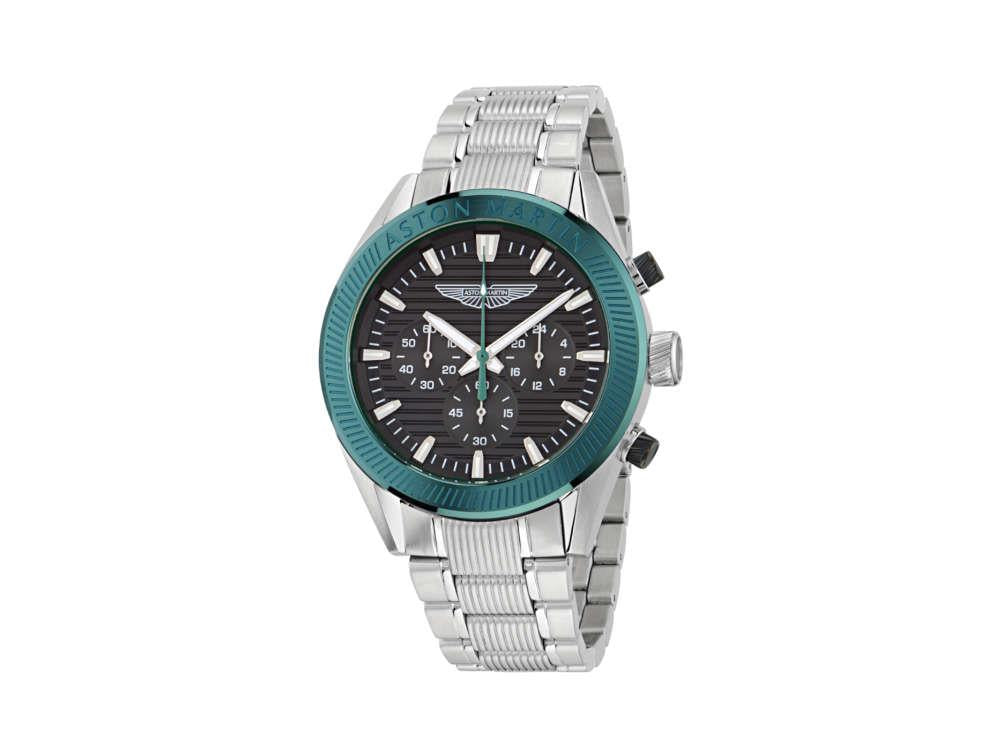 Reloj de Cuarzo Aston Martin Icon BST, Negro, 45 mm, Cronógrafo, MTIB1F501
