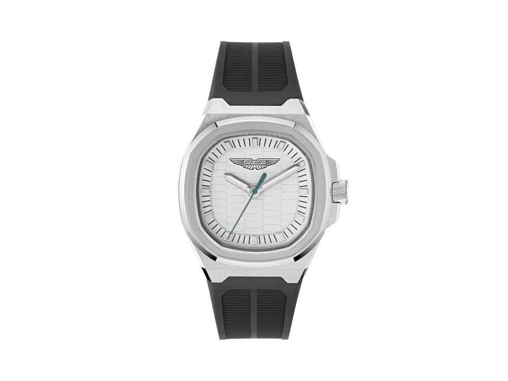 Reloj de Cuarzo Aston Martin Icon GPQ, Acero reciclado, Plata, 40 mm, MTIG1F502