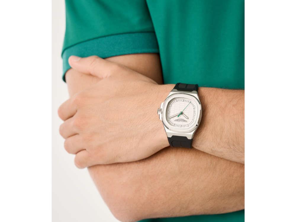 Reloj de Cuarzo Aston Martin Icon GPQ, Acero reciclado, Plata, 40 mm, MTIG1F502