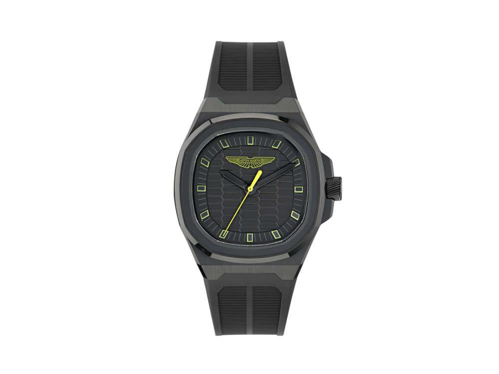 Reloj de Cuarzo Aston Martin Icon GPQ, Acero reciclado, Negro, 40 mm, MTIG1F503