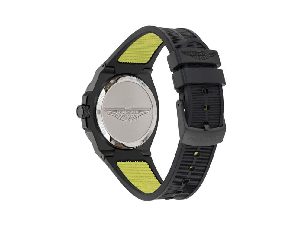 Reloj de Cuarzo Aston Martin Icon GPQ, Acero reciclado, Negro, 40 mm, MTIG1F503