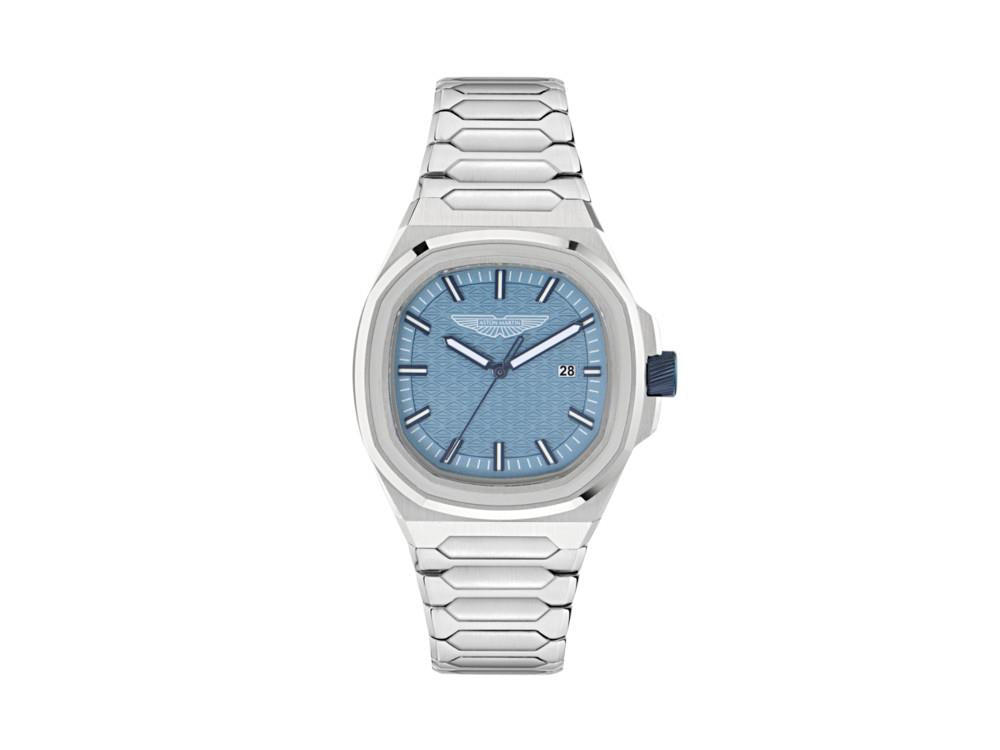 Reloj de Cuarzo Aston Martin Icon GPQ , Acero reciclado, Azul, 42 mm, MTIG2S605