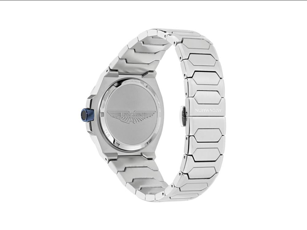 Reloj de Cuarzo Aston Martin Icon GPQ , Acero reciclado, Azul, 42 mm, MTIG2S605
