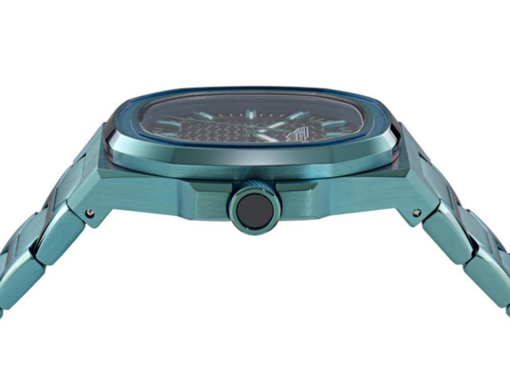 Reloj de Cuarzo Aston Martin Icon GPQ , Acero reciclado, Negro, 42 mm, MTIG2S606