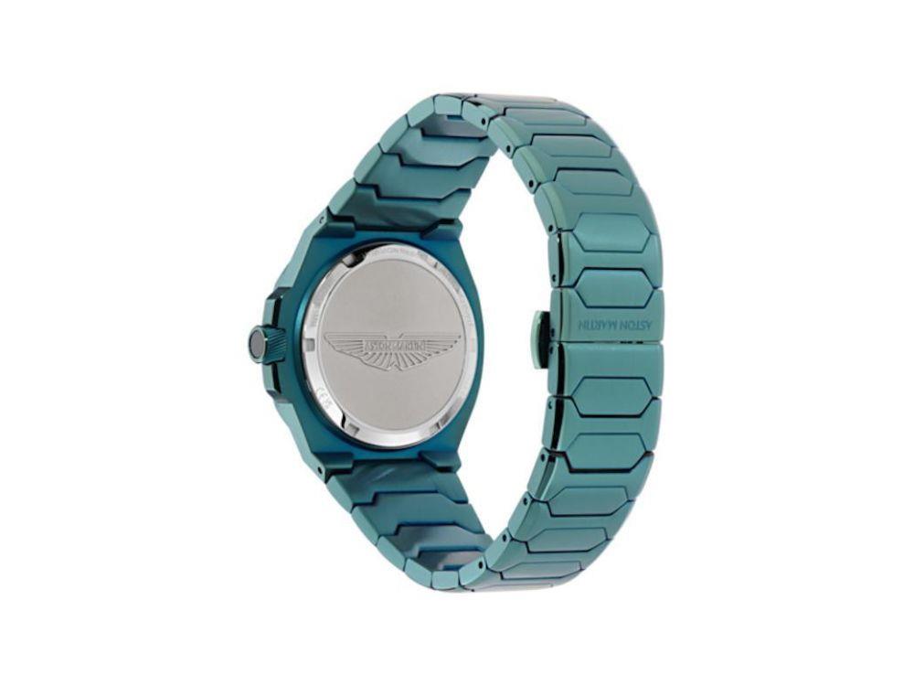 Reloj de Cuarzo Aston Martin Icon GPQ , Acero reciclado, Negro, 42 mm, MTIG2S606