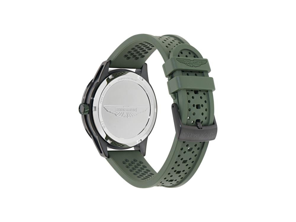 Reloj de Cuarzo Aston Martin Icon HDL, Acero reciclado, Negro, 42 mm, MTIH2S604