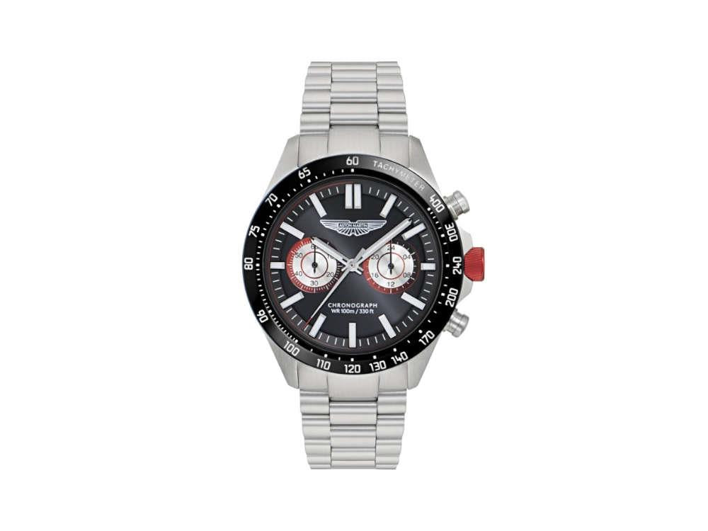 Reloj de Cuarzo Aston Martin Icon SPT, Negro, 44 mm, Cronógrafo, MTIS1F501