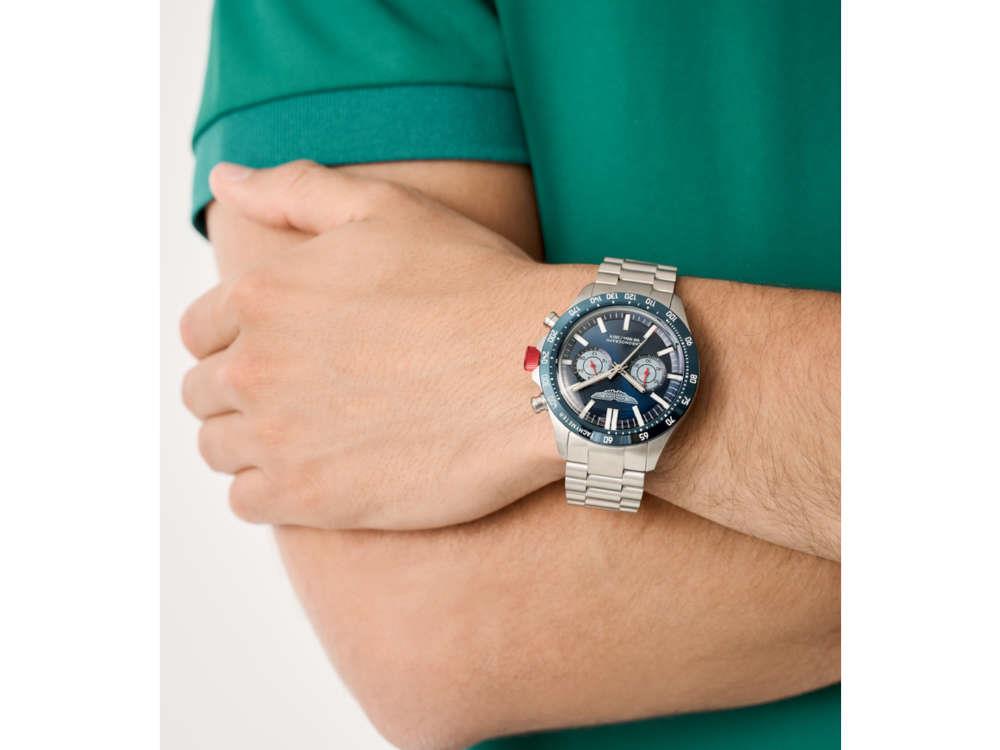 Reloj de Cuarzo Aston Martin Icon SPT, Negro, 44 mm, Cronógrafo, MTIS1F501