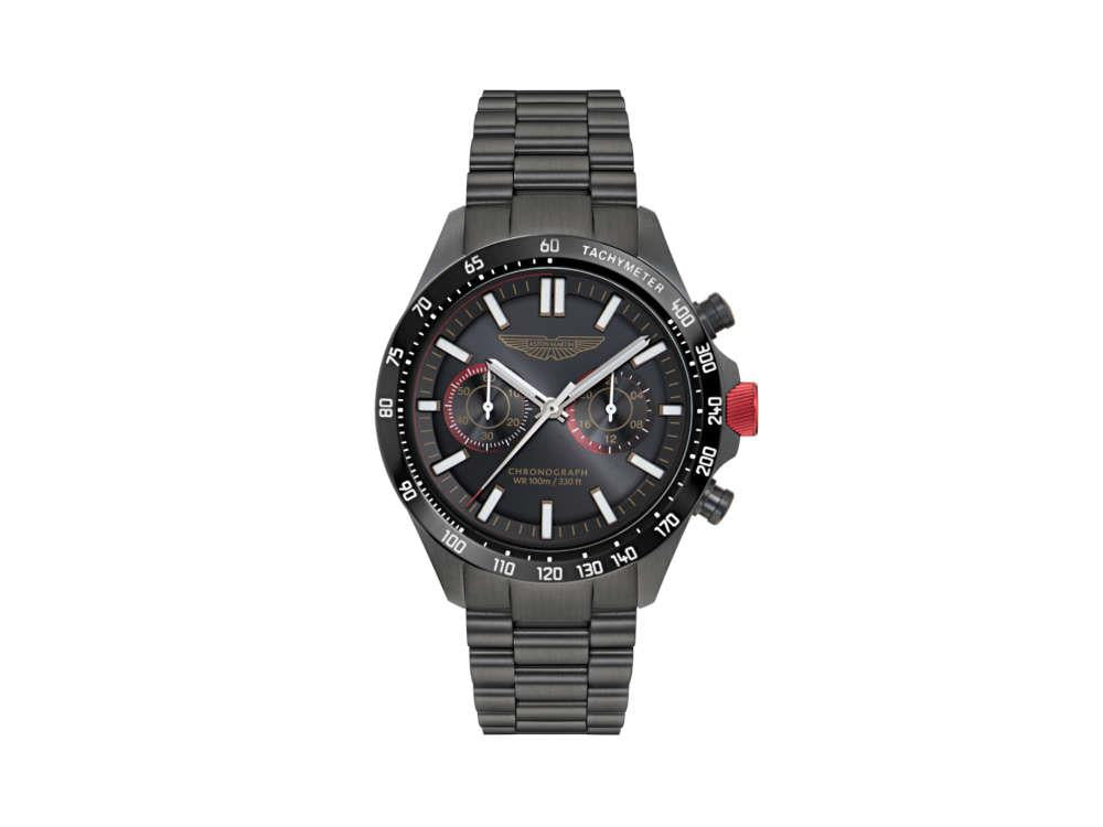 Reloj de Cuarzo Aston Martin Icon SPT, Negro, 44 mm, Cronógrafo, MTIS1F504