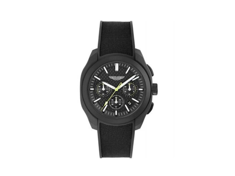 Reloj de Cuarzo Aston Martin CRT Thrill, Negro, 42 mm, MTRC1S601