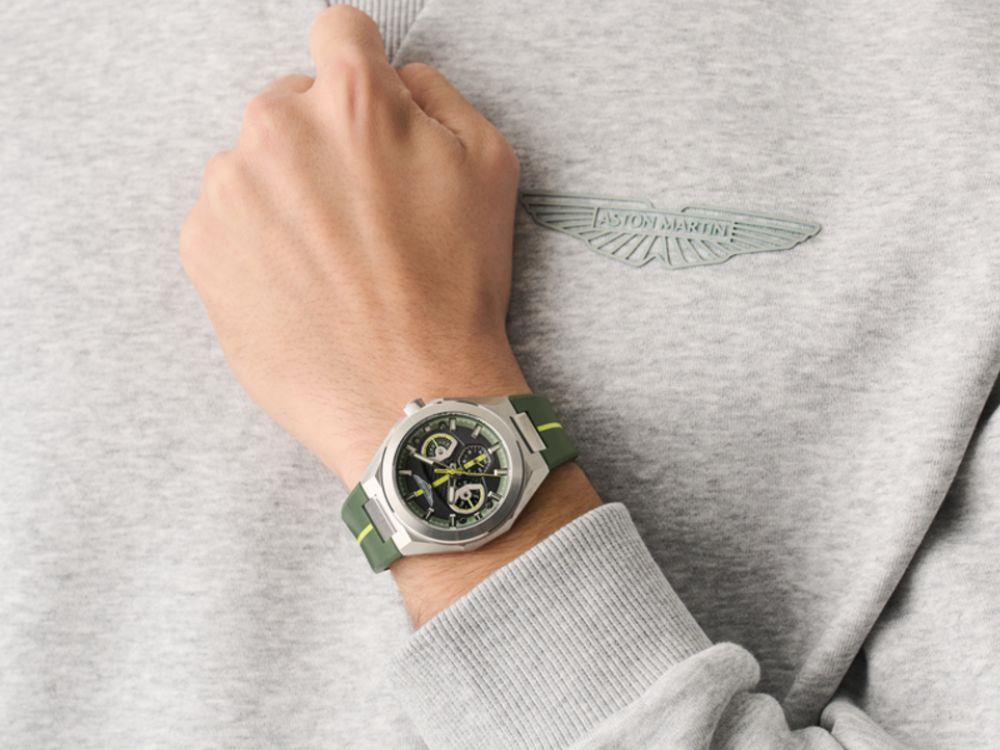 Reloj de Cuarzo Aston Martin Thrill TKS, Verde, 42 mm, MTRI2S601