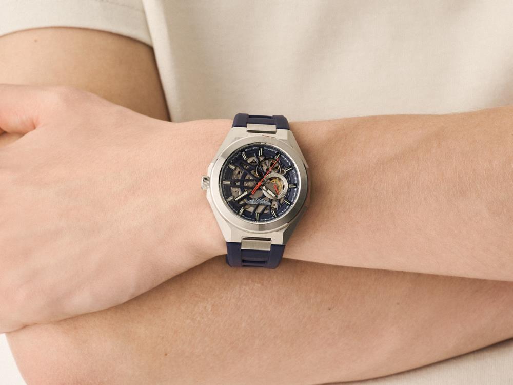 Reloj Automático Aston Martin Thrill TKS, Azul, 42 mm, MTRI3F602