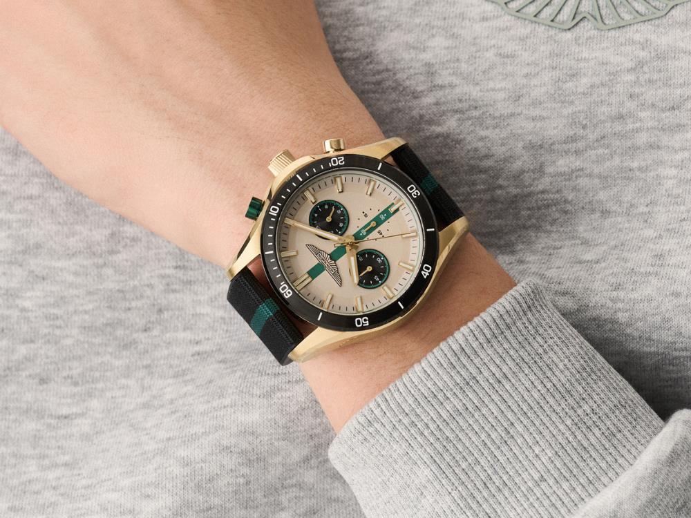 Reloj de Cuarzo Aston Martin Thrill CLP, 45 mm, Cronógrafo, MTRL1F601