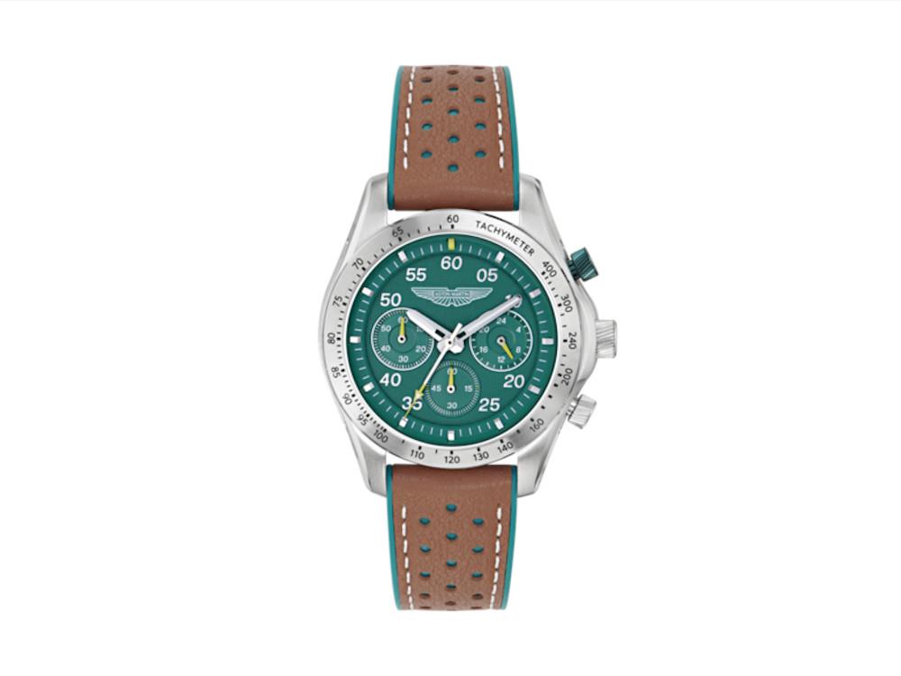 Reloj de Cuarzo Aston Martin SGT Thrill, Verde, 42 mm, Cronógrafo, MTRS1F501