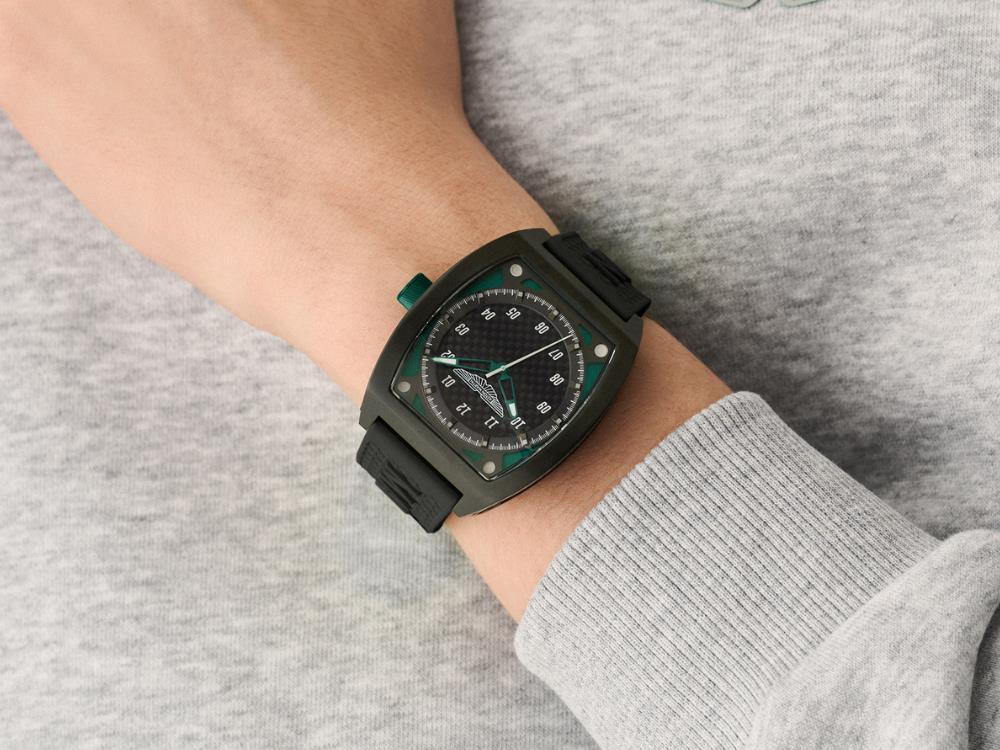 Reloj de Cuarzo Aston Martin Thrill TRG, Titanio, Negro, 41 mm, MTRT2F601