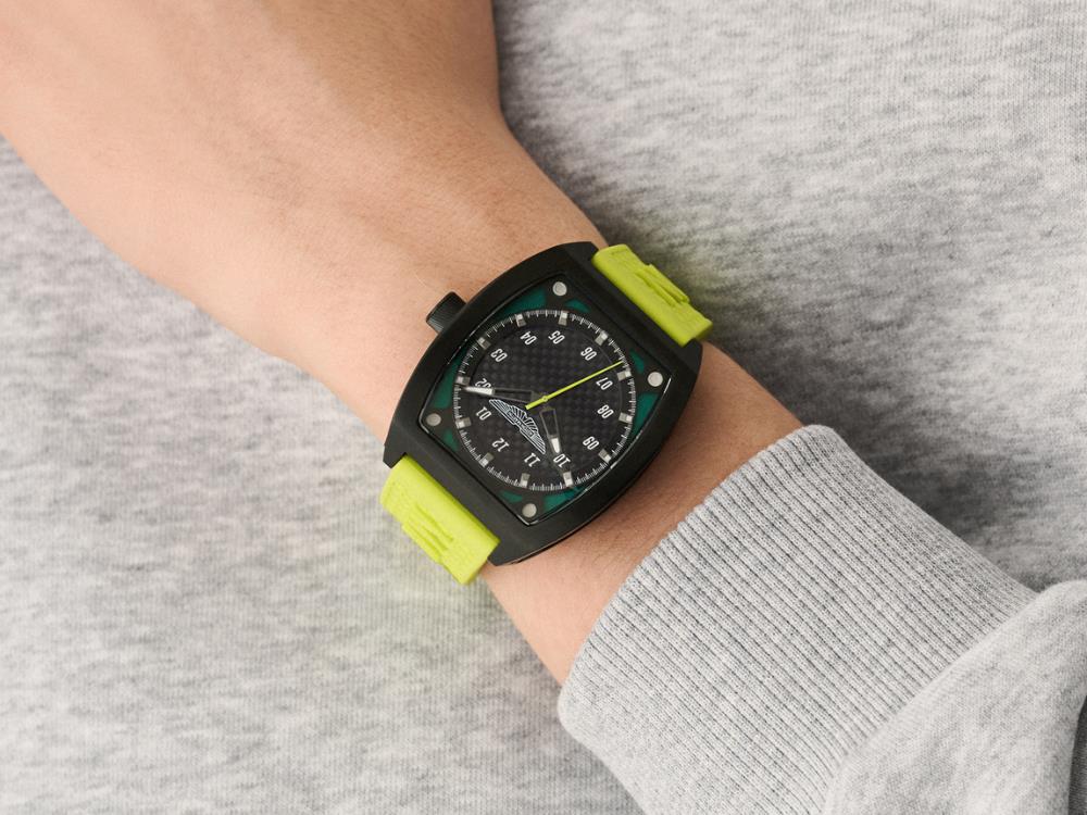 Reloj de Cuarzo Aston Martin Thrill TRG, Titanio, Negro, 41 mm, MTRT2F603