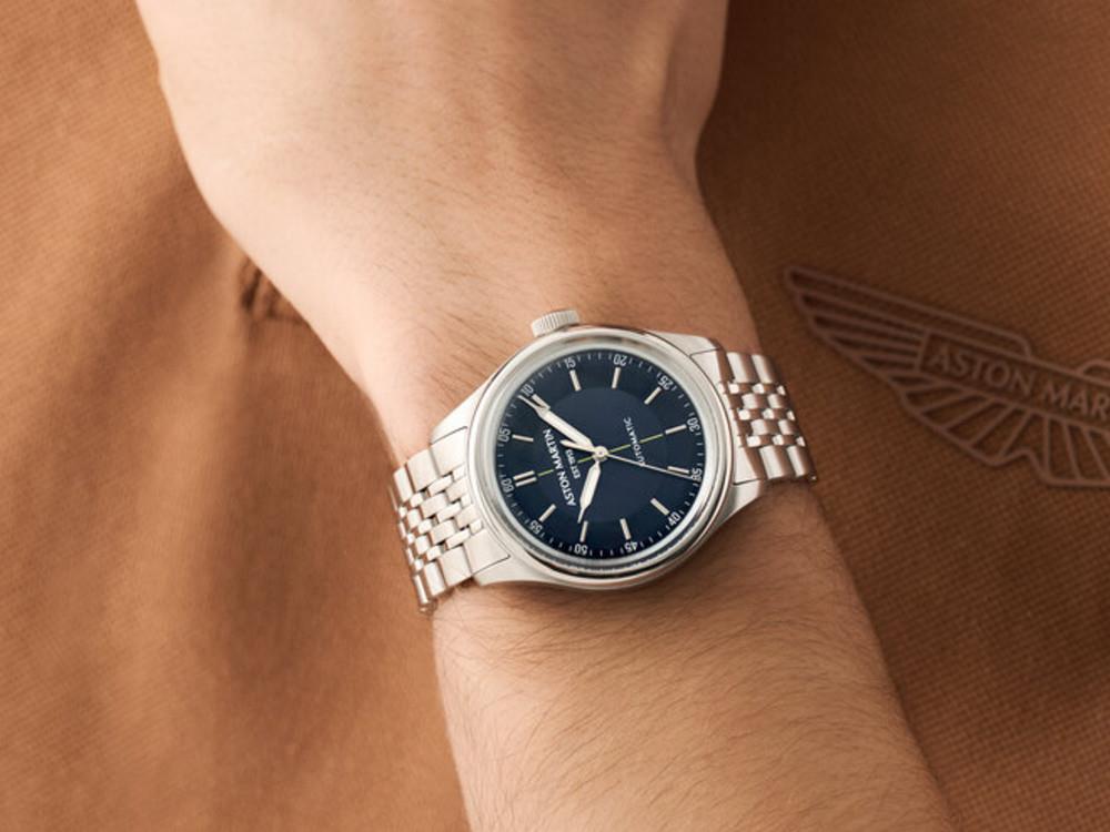 Reloj Automático Aston Martin Timeless TS1, Azul, 39 mm, MTTS1S603