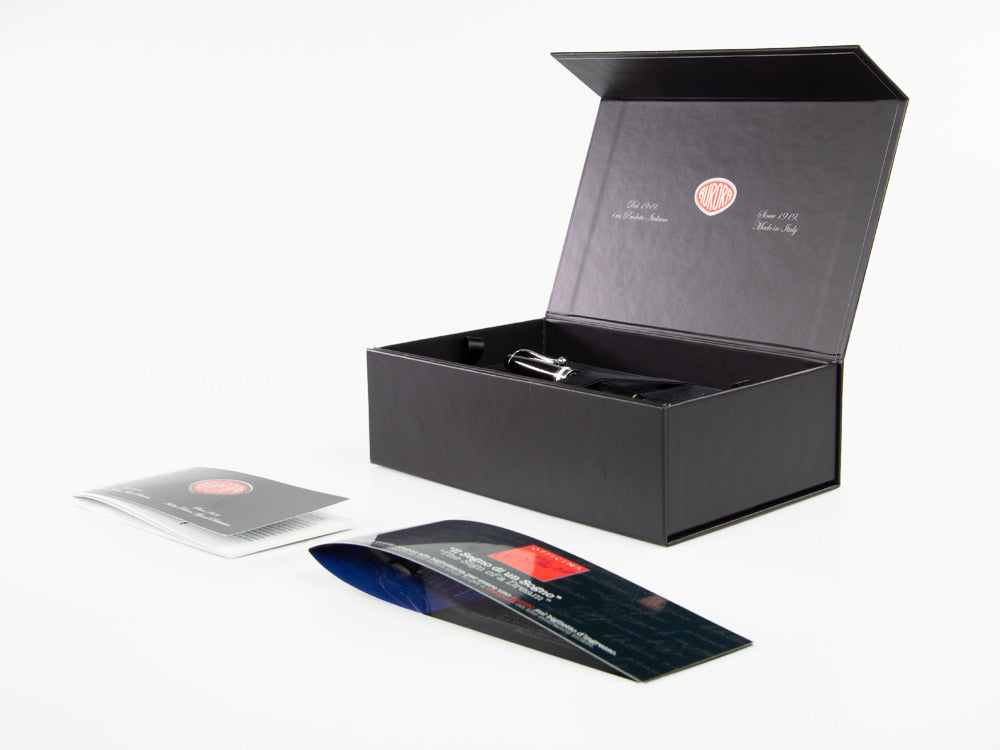 Bolígrafo Aurora Optima, Resina, Adornos Cromados, 998-CN