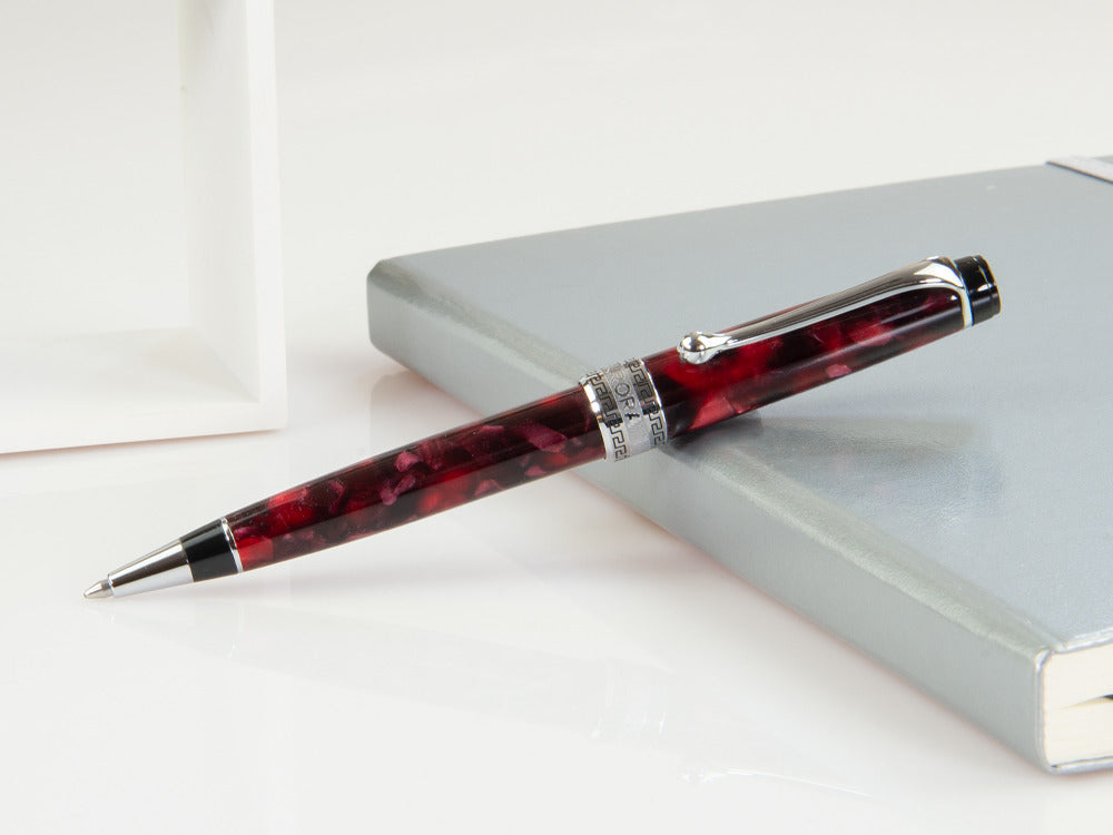 Bolígrafo Aurora Optima, Auroloide, Adornos Cromados, 998-CXA