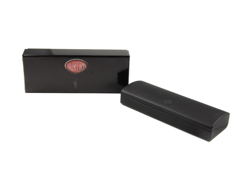 Bolígrafo Aurora Ipsilon, Laca Marrón, Adornos en oro, B33T