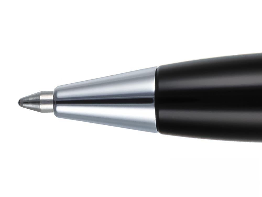 Bolígrafo Aurora Ipsilon, Resina, Adornos cromados, Negro, B34CQN