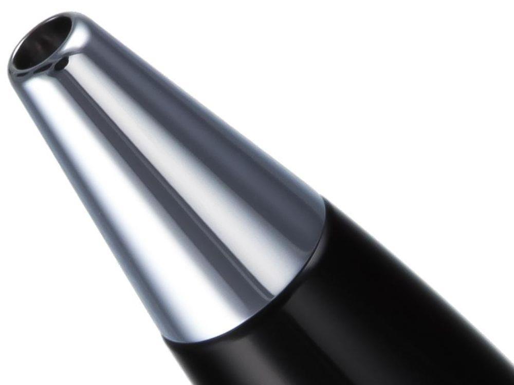 Bolígrafo Aurora Ipsilon, Resina, Adornos cromados, Negro, B34CQN