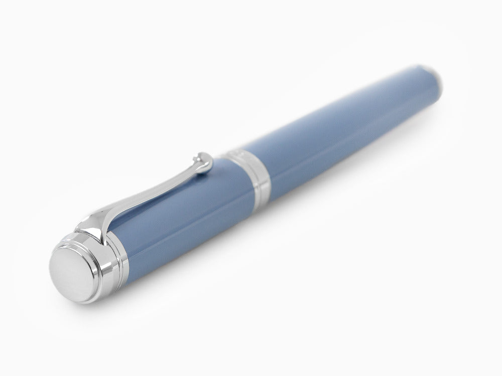 Pluma Estilográfica Aurora Talentum Big, Resina, Adornos Cromo, D11A