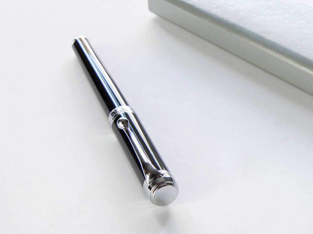 Pluma Estilográfica Aurora Talentum Finesse - Resina Negra - D13N