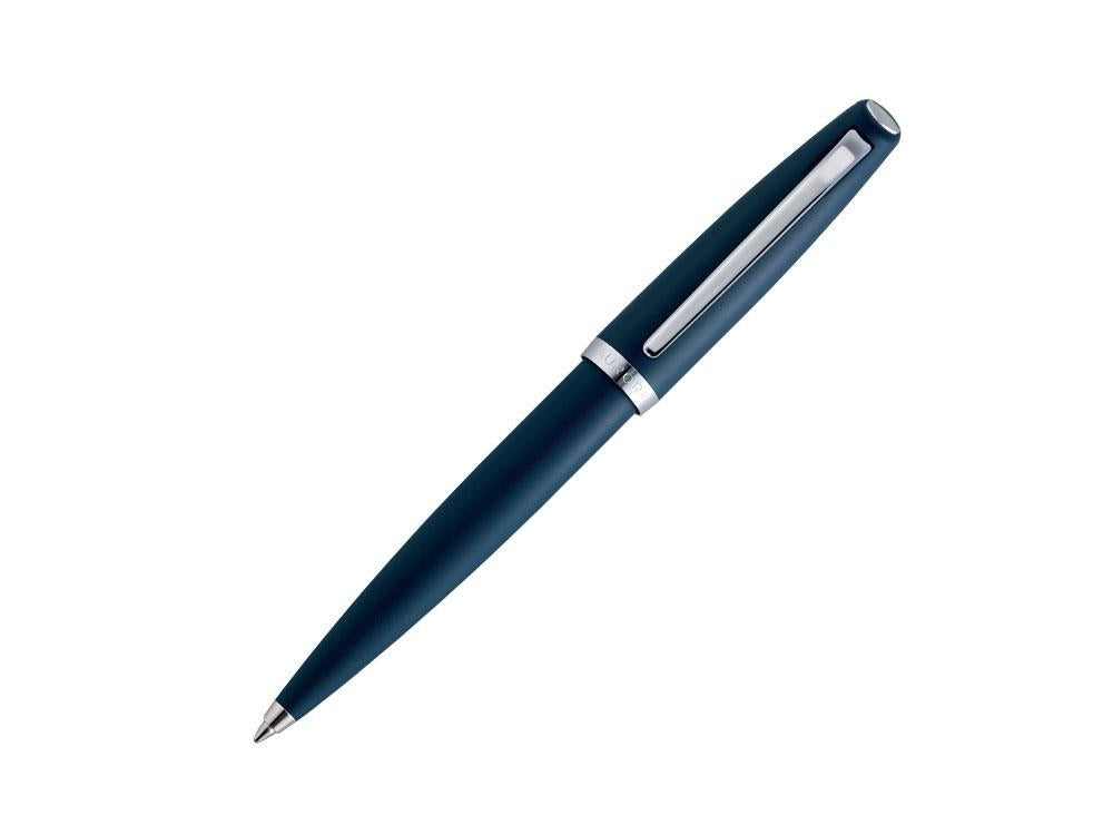 Bolígrafo Aurora Style, Resina, Adornos cromados, Azul Marino, E40-B