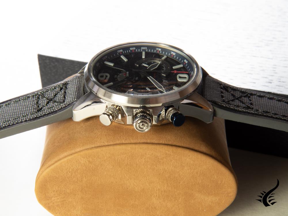 Reloj de Cuarzo AVI-8 Hawker Harrier II, Azul, 43 mm, AV-4056-04