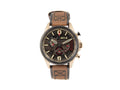Reloj de Cuarzo AVI-8 Hawker Harrier II, PVD Oro, Negro, 43 mm, AV-4056-06