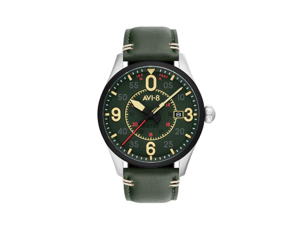 Reloj Automático AVI-8 Spitfire Smith Reading, Verde, 42 mm, AV-4090-03