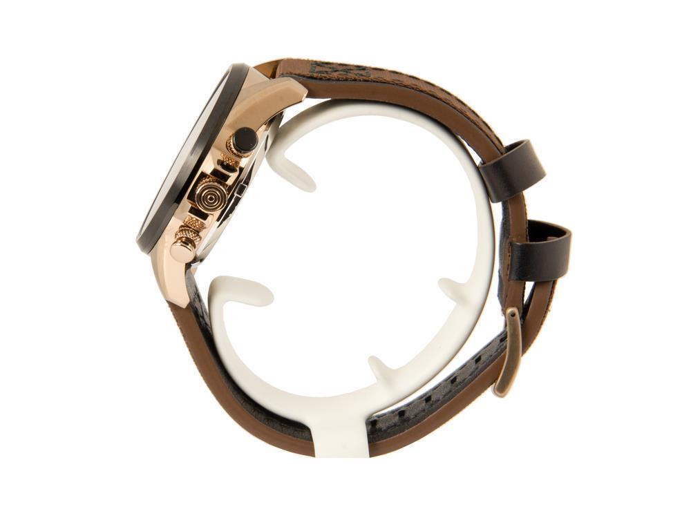 Reloj de Cuarzo AVI-8 Hawker Harrier II, PVD Oro, Negro, 43 mm, AV-4056-06